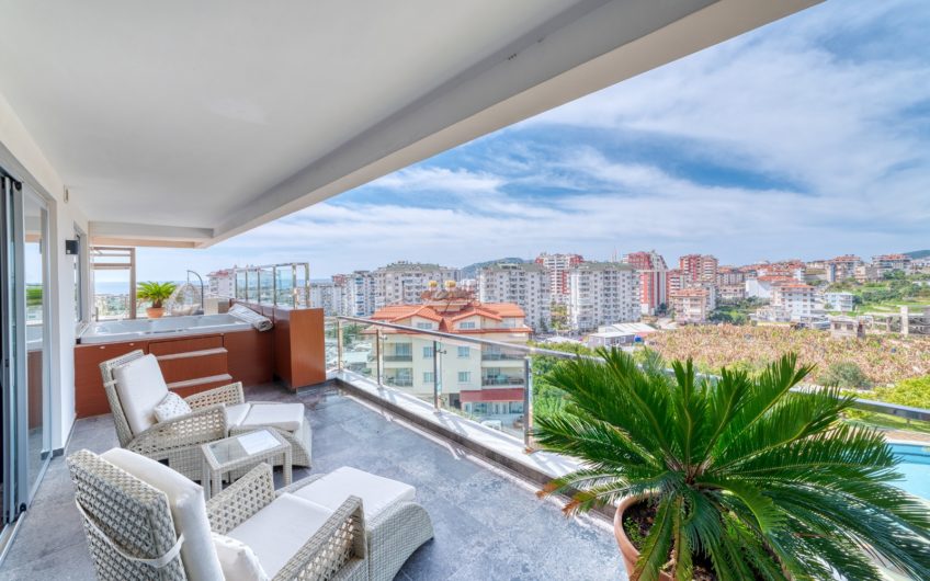 Amazing sea view 3+1 apartment in Cikcilli