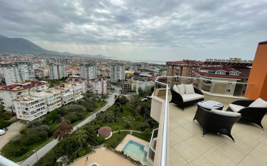 4+1 APARTMENT WITH SEA VIEW INSIDE COMPLEX IN CIKCILLI