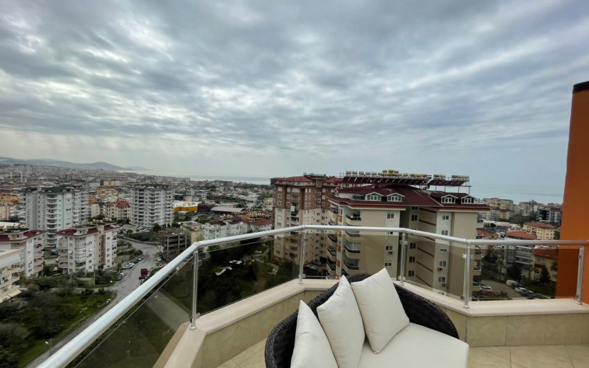 4+1 APARTMENT WITH SEA VIEW INSIDE COMPLEX IN CIKCILLI