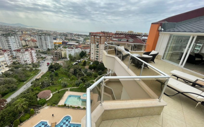 4+1 APARTMENT WITH SEA VIEW INSIDE COMPLEX IN CIKCILLI